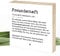 Wunderpixel® Holzbild Definition Freundschaft - 15x15x2cm zum Hinstellen/Aufhängen, echter Fotodruck mit Spruch auf Holz - schwarz-weißes Wand-Bild Aufsteller Zuhause zur Dekoration Geschenk-Idee
