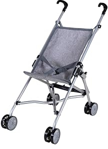 KNORRTOYS.COM 12609 Puppenbuggy SIM, grau