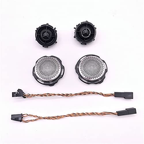 Luftbetriebener Horn Auto Subwoofer Lautsprecher Für C W205 GLC X253 E W213 Serie Hochtöner Bass Horn Audio Mitteltöner Lautsprecher Refit (Farbe: 2 Abdeckung 2 Hochtöner, Größe: 12V)