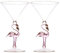 Milisten 2stücke Flamingo Weingläser Stilvolle Cocktailgläser Für Partys Hochzeiten Und Zuhause Delikate Design Glasbecher Für Whiskey Wein Und Getränke