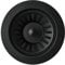Liquida SWO2MB Matt Black Kitchen Sink Basket Strainer Waste with Overflow