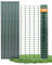 Ezcasch 50m Mobiler Begrenzungszaun Hühnerzaun (100g/㎡ 0.9m Hoch) Camping Hundezaun Gartenzaun Schneidbarer Absperrzaun für Kleintiere Geflügelzaun inkl. 30x Stahlpfähle & 200x Kabelbinder