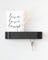 Kazai. Porte Clef Mural 'Fyndig' | Design Minimaliste d’Accroche Clef Mural de Berlin | Porte Clé Mural Moderne avec Plateau en Bois | Rangement Clef comme Meuble de Couloir pour le Mur | Chêne, noir