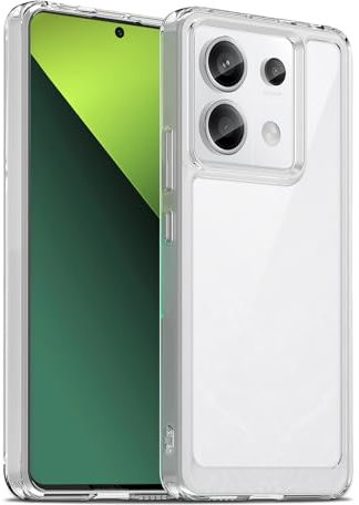 Liisooka Funda para Xiaomi Redmi Note 13 Pro 5G, Militar de Protección contra Caídas, Anti-Amarillo, Antiarañazos, Carcasa Trasera de PC Duro, Case Ultrafina a Prueba de Golpes, Transparente