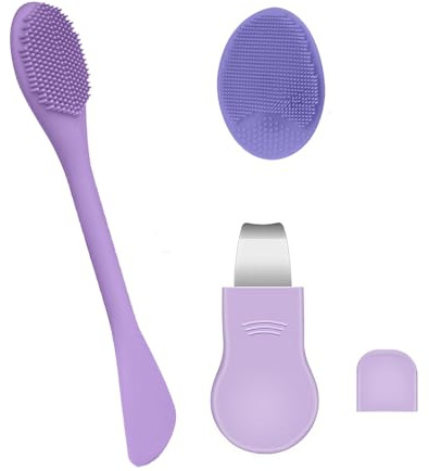Blackhead Remover Tool, Silicone Face Scrubber, Pore Cleaning Brush & Mask Applicator for Daily Skin Care