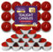 SOL 15pk Tea Light Candles Fresh Berries – 3.5 Hour Burn Time, Scented Tea Lights, Long-Lasting and Ideal for Home, Relaxation, Romantic Dinners, Weddings, Festive Decor, Cosy Evenings