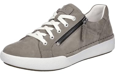 Josef Seibel Damen Low-Top Sneaker Claire 03,Weite G (Normal),Wechselfußbett,schnürschuhe,schnürer,Halbschuhe,Turnschuhe,grau,42 EU
