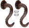 Perfectomundo Octopus Decor Wandhaken für Oktopus-Badezimmer-Dekor-Liebhaber, Fans von Ozean-Wanddekoration, nautisches Badezimmer-Zubehör, Oktopus-Wanddekoration, Badezimmer, nautische Wandhaken,