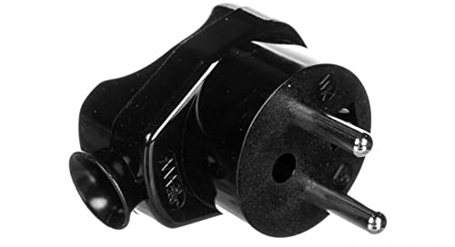 Winkelstecker z/u 16A 2P AWA-WK schwarz 51.47 Elektro-plast Spatel 5905548287751