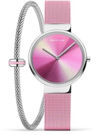 BERING Damen Uhr Quarz Movement - Classic Collection mit Edelstahl und Saphirglas 19031-999-GWP