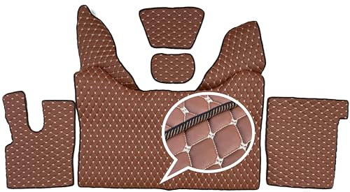 Fußmatten, Automatten LKW für DAF 106 XF AUTOMAT 2018-2022 (Hellbraun)