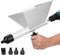 Cement Grouting Machine, Electric Mortar Grout Gunss, Cement Mortar Caulking Tool with 4 Nozzle Replacement, Automatic Machine for Bricks Walls Floors Home Decoration