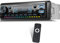 Zomolither Single Din Car Stereo Bluetooth Hands-free MP3 Media Player FM Receiver USB/TF/AUX 7 Color Backlight 1 Din Radio Player