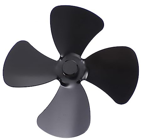 VALICLUD Ventilador de Repuesto para de Aluminio Aleado Accesorio para Ventilador de Estufa Compatible con Estufas de y Gas Circulación de Aire y Silenciosa