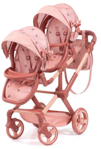 Bayer Design Zwillingspuppenwagen Twin XEO mit Tasche und Sonnendach