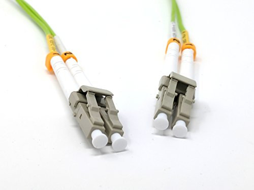 30 Metri 100Gb OM5 Multimode Duplex Cavo Fibra Ottica (50/125) - LC a LC - Verde Lime