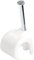 Lot de 100 Clips de câble Extra Larges avec Clou – Réutilisables – Pinces à clouer – Clips de Fixation pour câble Ethernet AV/coaxial – Brique/cloison sèche – Blanc – TAA (CBMNMCC4)