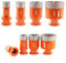BGTEC - Set di 4 punte per trapano diamantate a secco, per piastrelle in porcellana, ceramica, marmo, mattoni, filettatura M14, filettatura 20/25/35/50 mm