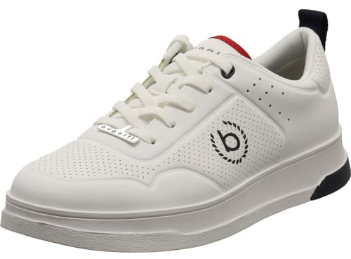 bugatti Franc Herren Sneaker Low Textil/Synthetik weiß weiß