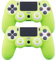 YoRHa Silikon-Schutzhülle für PS4-Controller (Apple Green) mit exklusiven Daumengriffen, 4 Stück