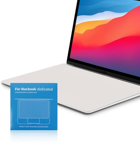 Laptop Keyboard Cover Cloth for MacBook Pro 15 16 Screen Imprint Protection Microfiber Liner Polishing Cleaning Cloth Laptop Scratch Resistant Washable Dust Cover