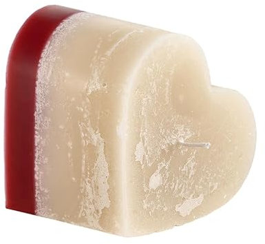 Rose & Oud – Original Organics herzförmige, luxuriöse gemütliche Duftkerze für zu Hause – handgegossenes 100% recyceltes Wachs – bis zu 80 Stunden Brenndauer, Geschenk für Männer und Frauen