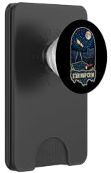 STAR MAP CREW Astronomy Night Telescope Gazing PopSockets PopWallet for MagSafe