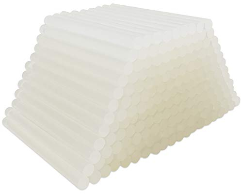 FANGZI 100 Stück Durchsichtig Heißklebestifte 100 x 7 mm Klebestifte für DIY Handwerk - Transparent