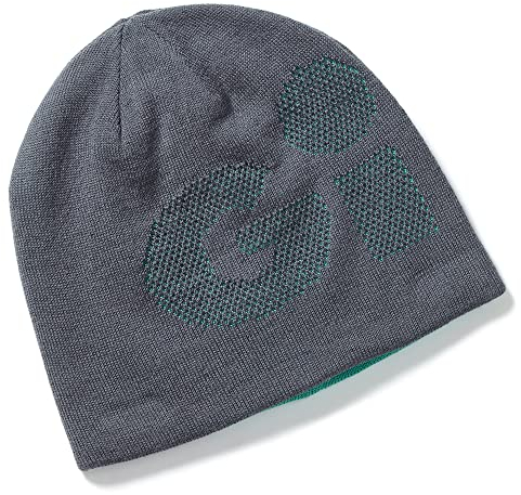 Gill Reversible Knit Beanie 2021 - Grey/Turquoise HT48