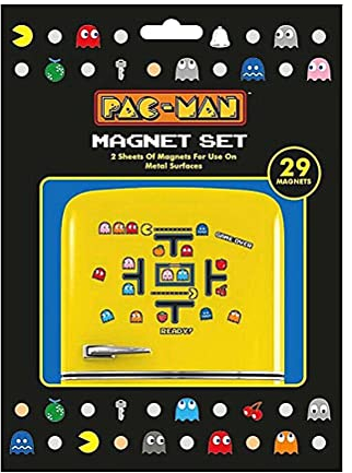 Pyramid International Pac-Man Fridge Magnet Set, 29 Pieces - Official Merchandise, Multicolor, 2.8x2 inches