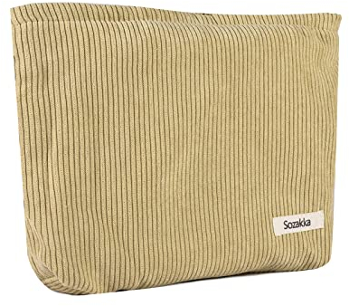 Fycyko Kompatibel mit Reise Kulturtasche Portable Kulturbeutel Multifunktionaler Kosmetiktasche Waschtasche Makeup Organizer Tasche Make-Up Bag für Reisen Kinder Frauen Mädchen Damen - Cremeweiß