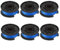 URPIZY Lot de 6 bobines et Fil pour débroussailleuse RAC125 pour RLT1830H13, RLT1825LI et OLT1831S, 3 x 1,6 mm