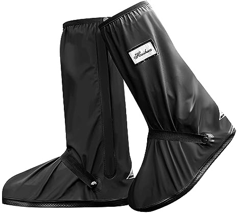 Desoto Overshoes Waterproof Shoes Cover Mudsavers Boots Covers | Rain Shoe Protector Footies Feet Gaiters with Non Slip Sole for Rain Snow Mud Dust