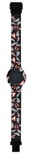 HIP HOP Orologio Donna, Bracciale in Silicone Stampato, Cassa 32 cm | Collezione HEART BY HEART, Movimento Analogico, Resistente all'acqua 50 metri, Idee regalo Donna