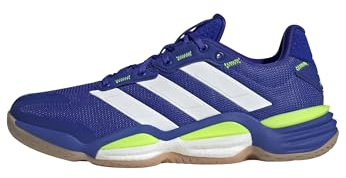 adidas Men's Stabil 16 Indoor Volleyball Shoes Sneaker, Lucid Blue/Cloud White/Lucid Lemon, 6.5 UK
