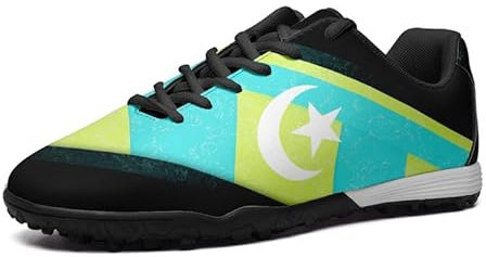 Mens Football Boots Astro Turf Soccer Cleats Training Shoes Athletics Sneakers for Youth Unisex Indoor Sport Footwear