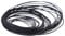 50Pcs 45-130mm Cassette Tape Machine Belts Assorted Common Square Rubber Belt For CD DVD Recorders Turntable Belt Replacement Turntable Belt Drive Turntable Belt Replacement Technica
