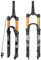 BaiWon MTB Fahrrad LuftVorderrad Gabel 26 27.5 29 Zoll, Mountainbike Federgabel Gerades/Konisches Rohr 120mm Fahrrad-Federgabel 28.6mm (1-1/8inch) QR Scheibenbremse(29,Konisches Rohr Manuell)