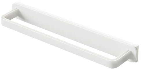 SHOWERORO Porte-Serviettes Adhésif sans Perçage Crochet Mural pour Salle De Bain Blanc Organisateur De Rangement