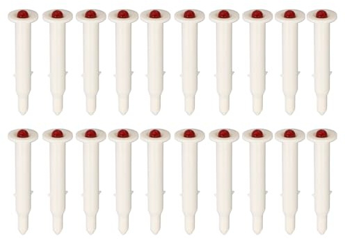 Zerodis Truthahn -Timer, Geflügelthermometer Popup Kochfleisch Hühnchen -Truthahn, Plastikabstimmungstemperaturanzeige für Geröstete Rindfleischfische, Einfacheinsatz und Kochen Zum Ofengrill BBQ