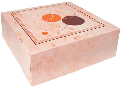 JG-Verpackungen 50 Tortenkarton Orange 32x32x11 cm – Tortenbox/Kuchenbox aus Karton – Tortenverpackung für sicheren Transport – Kuchentransportkarton & Kuchenschachtel für Kuchen & Torten