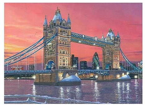 Relish 63 Piece London City Dusk Dementia Jigsaw Puzzle - Puzzles Activities Age 16+ for Elderly with Alzheimer's/Dementia