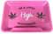 Wise Skies Metal Rolling Tray Smoking Accessories Characters Rolling Papers Rolling Tip Small (High Maintenance Pink)