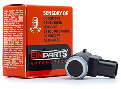 EINPARTS Einparkhilfe Parksensor Kompatibel mit RENAULT Clio 4 Schrägheck BH Ø18mm schwarz Hinten EPPDC75