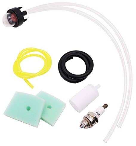 VOANZO Weed Eater Parts Carburetor Accessories Air Fuel Filter Spark Plug for Husqvarna 123L 223L 322C 322L 322R 323C 323L 323LD 325L 326L 326LX 326LS