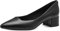 Tamaris Damen Pumps Leder Blockabsatz bequem; Black, EU 37