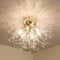 FRIDEKO HOME Modern Kristall Deckenleuchte Gold,6 Flammige Feuerwerk Kronleuchter Kristall Deckenlampe für Schlafzimmer Wohnzimmer Esszimmer Küche Flur(Ohne Glühbirne)