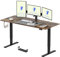 FLEXISPOT Standing Desk Electric Height Adjustable Standing Desk for Home Office (Rustic Brown) 180 x 80 cm