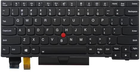 Replacement Keyboard with Backlit for Lenovo Thinkpad X280 A285 X390 X395 L13 Gen1 (US English, Backlit)