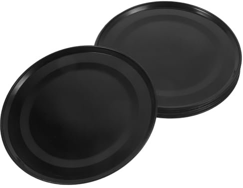 OFFSCH 6pièces Soucoupes Rondes Plastique pour Pots De Fleurs Plateaux Récupérateurs Eau pour Plantes Pot Anti-Fuite